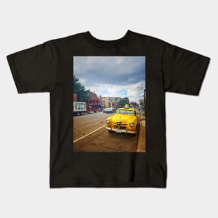 Yellow Cab, West Village, Manhattan, NYC Kids T-Shirt